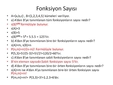 Fonksiyon Sayısı Konu Anlatımı ve Testleri Fonksiyon Sayısı Konu Anlatımı ve Testleri