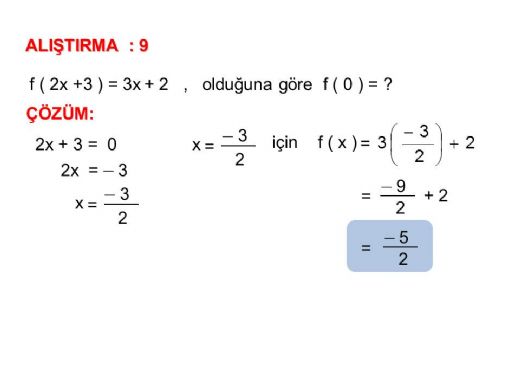 9 Snf Fonksiyonlar