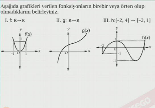 Birebir ve rten Fonksiyon